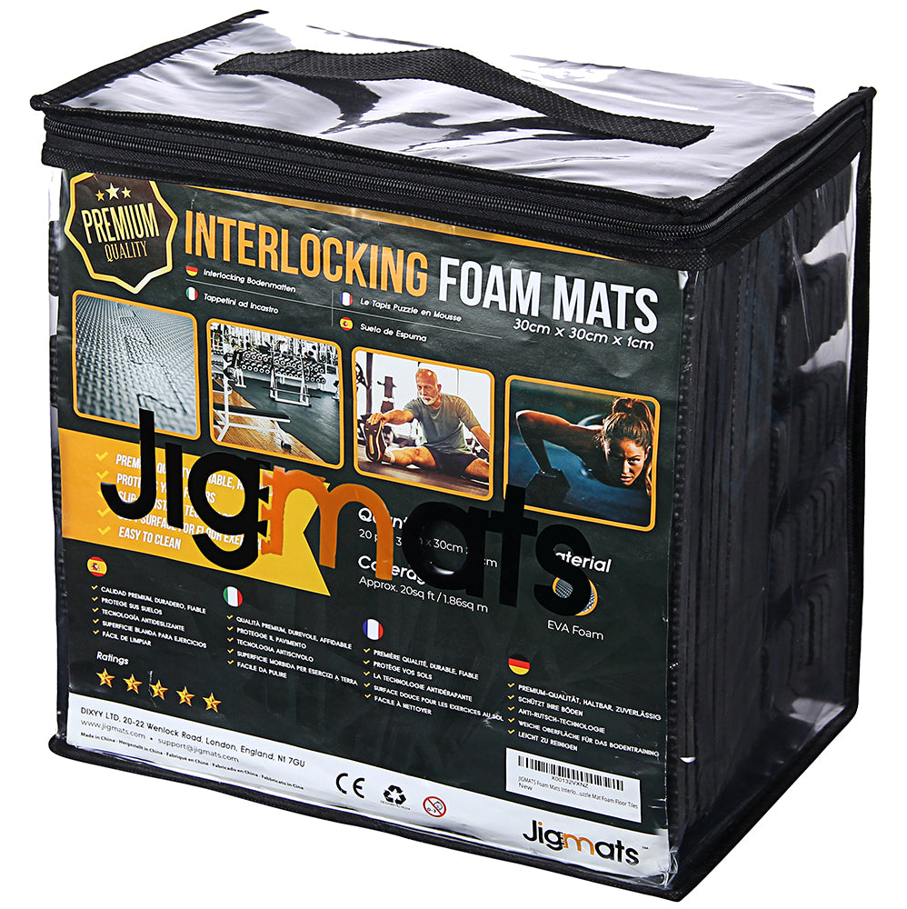 EVA Interlocking Foam Mats for Gym Flooring - Jigmats